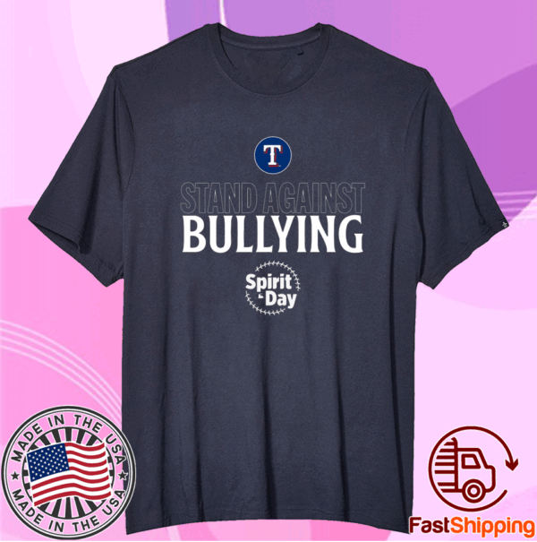 Texas Rangers Stand Against Bullying Spirit Day Shirts