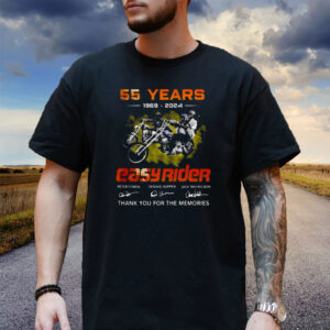 55 Years 1969 – 2024 Easy Rider Thank You For The Memories T-Shirt