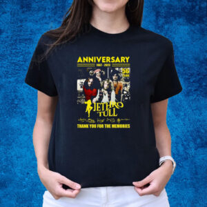 56th Anniversary 1967 – 2023 Jethro Tull Thank You For The Memories T-Shirts