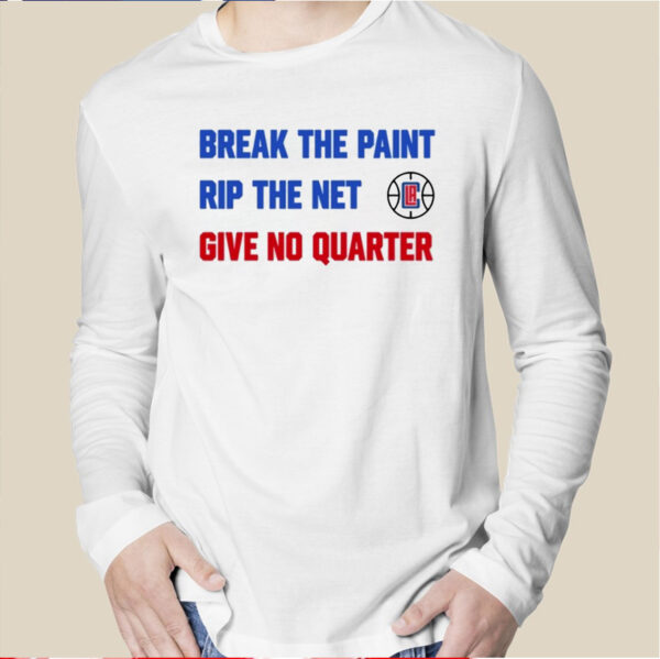 Tomer Azarly Break The Paint Rip The Net Give No Quarter Shirt