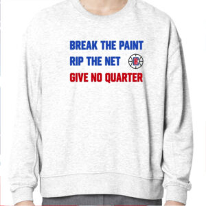 Tomer Azarly Break The Paint Rip The Net Give No Quarter Shirt