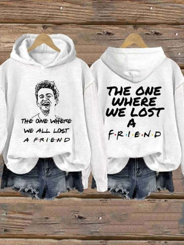 The One Where We All Lost A Friend Matthew Perry Shirts