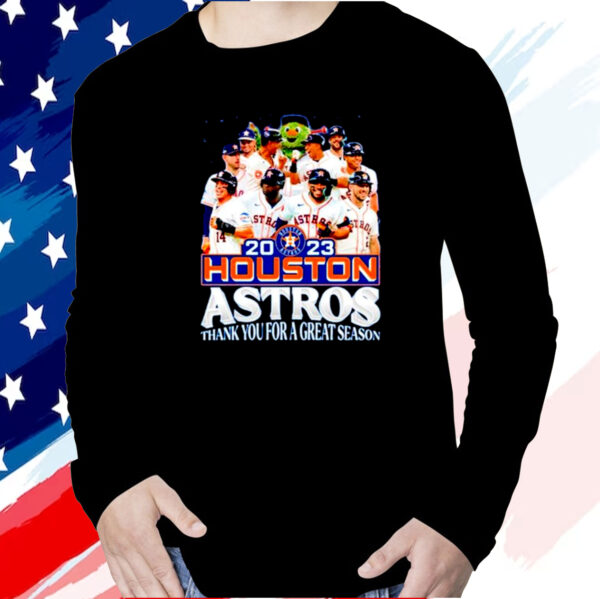 Houston Astros Thank You For A Great Season 2023 Shirt