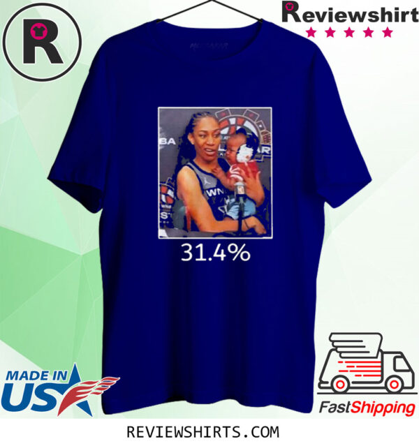 A’ja Wilson 31.4% T-Shirt