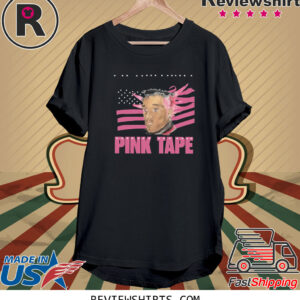 Lil Uzi Vert Pink Tape Black Portrait T-Shirt