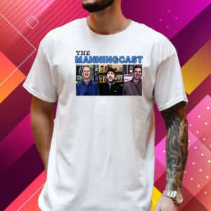 Aaron Rodgers Wearing Omaha Productions The Manningcast T-Shirt