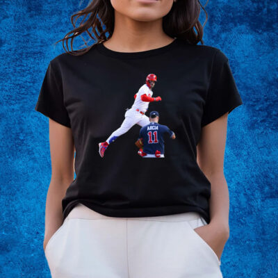 Bryce Harper Stare Down Arcia T-Shirts