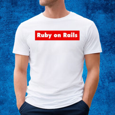 Chris Oliver Wearing Ruby On Rails Shirt