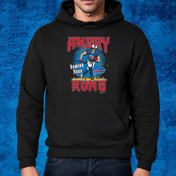 Dawson Knox Angry Runs Shirt Hoodie