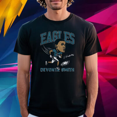 Eagles Devonta Smith Signature T-Shirt