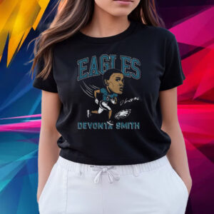 Eagles Devonta Smith Signature T-Shirts