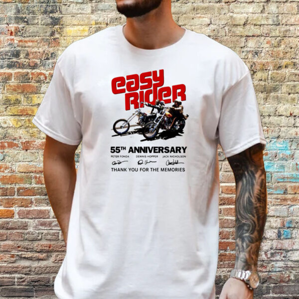 Easy Rider 55th Anniversary Thank You For The Memories T-Shirt