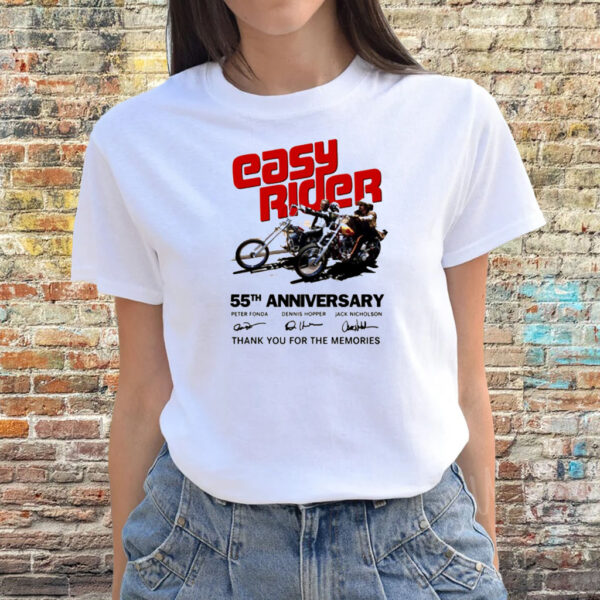 Easy Rider 55th Anniversary Thank You For The Memories T-Shirts