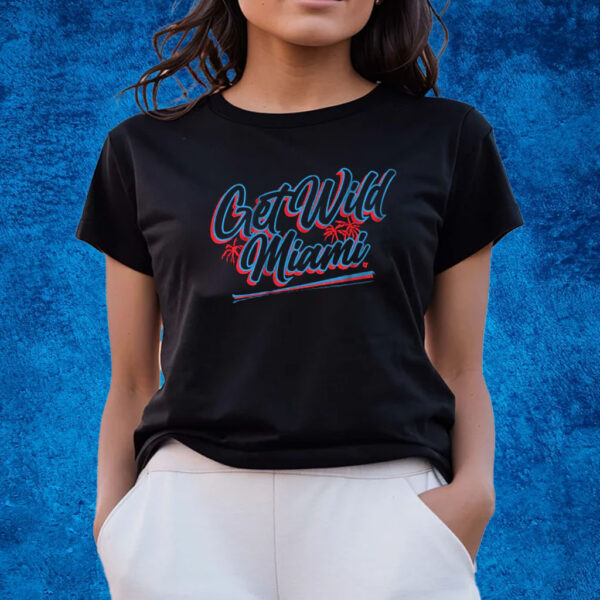 Get Wild Miami Baseball Shirts