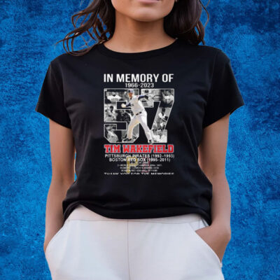 In Memory Of 1966-2023 Tim Wakefield Thank You For The Memories T-Shirts