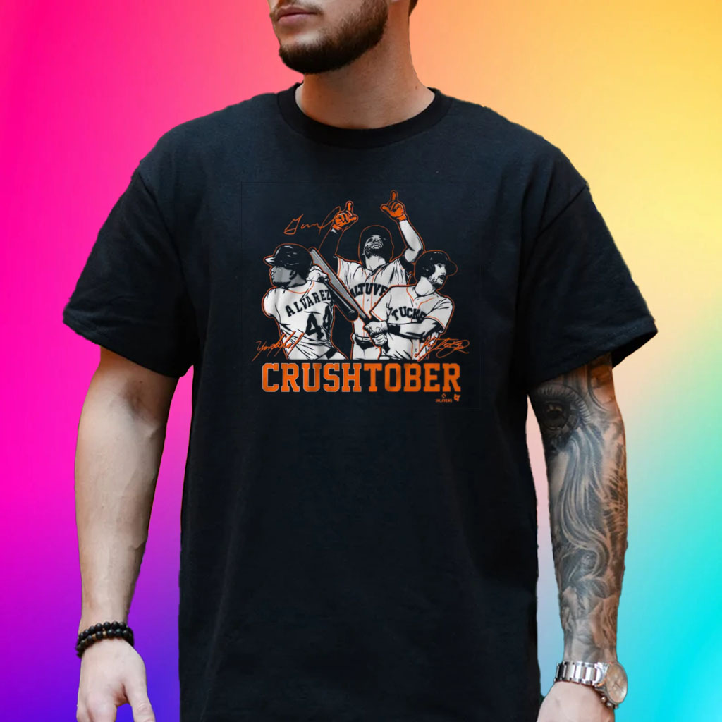 Jose Altuve, Yordan Alvarez And Kyle Tucker Crushtober T-Shirt