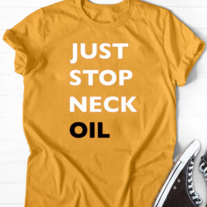 Just Stop Neck Oil-Long Sleeve Tee