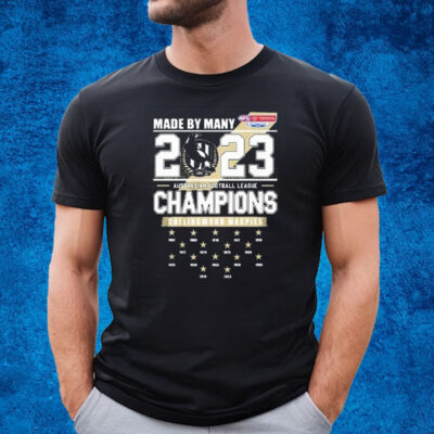 Made By Many 2023 Australian Football League Champions Collingwood Magpies T-Shirt