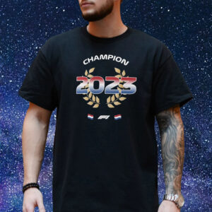 Max Verstappen 2023 F1 World Drivers’ Champion T-Shirt