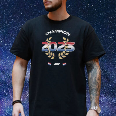 Max Verstappen 2023 F1 World Drivers’ Champion T-Shirt