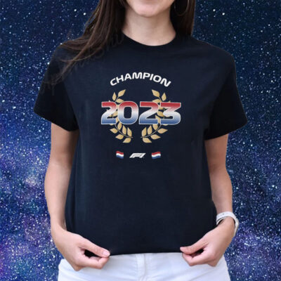 Max Verstappen 2023 F1 World Drivers’ Champion T-Shirts