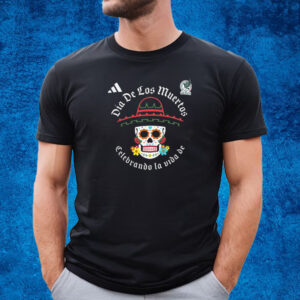 Mexico National Team Adidas Dia De Los Muertos Sugar Skull Sombrero T-Shirt