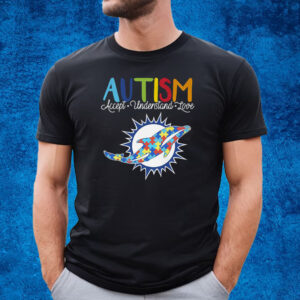 Miami Dolphins Nfl Autism Awareness Accept Understand Love Shirt