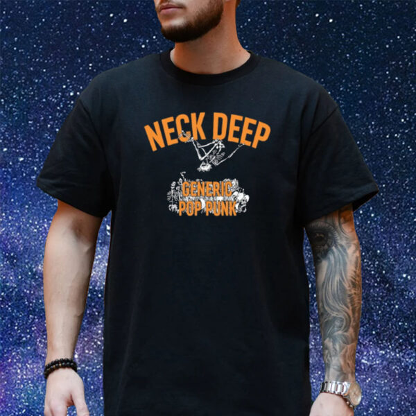 Neck Deep Generic Pop Punk Skeleton Mosher T-Shirt