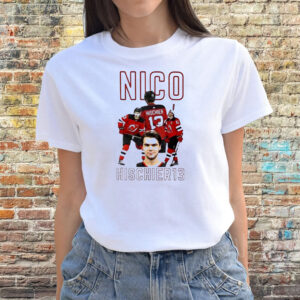 Nico Hischier 13 Jersey Devil Ice Hockey T-Shirts