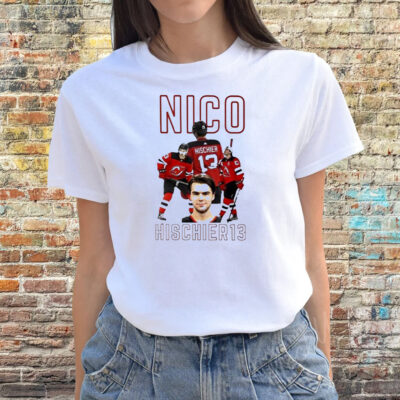 Nico Hischier 13 Jersey Devil Ice Hockey T-Shirts