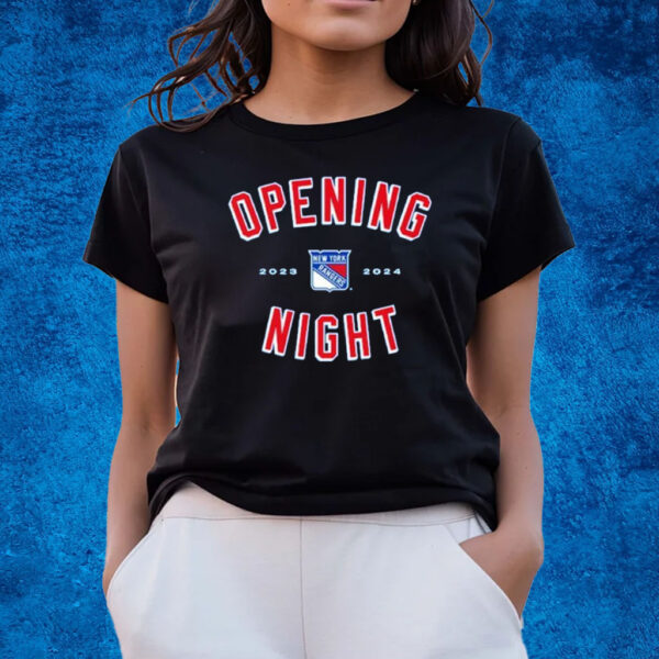 Opening Night New York Rangers 2023-2024 T-Shirts