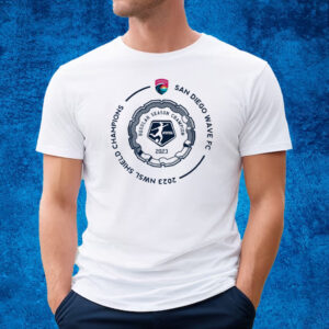 San Diego Wave FC - 2023 Shield Champs Circle T-Shirt