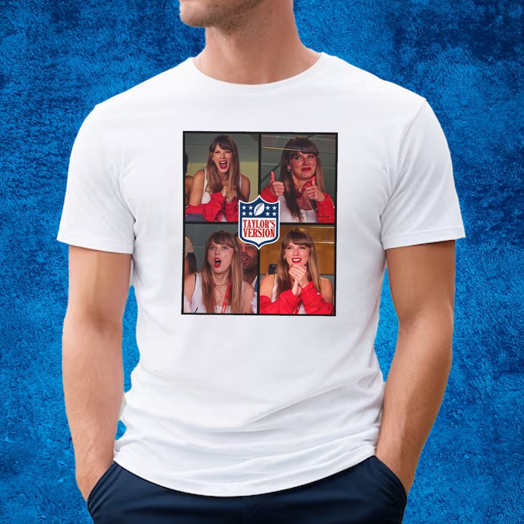 Taylor's Version Nfl T Shirt, Inspired Kansas City Travis Kelce -  TheKingShirtS