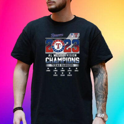 Texas Rangers Al West Champs 2023 T-Shirt