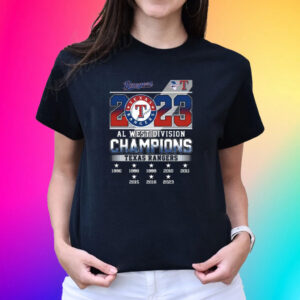 Texas Rangers Al West Champs 2023 T-Shirts