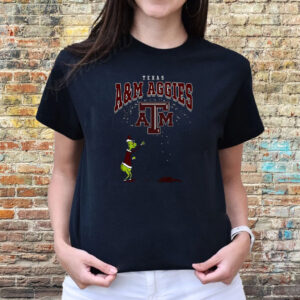 The Grinch Texas A M Aggies Christmas Football 2023 Shirts