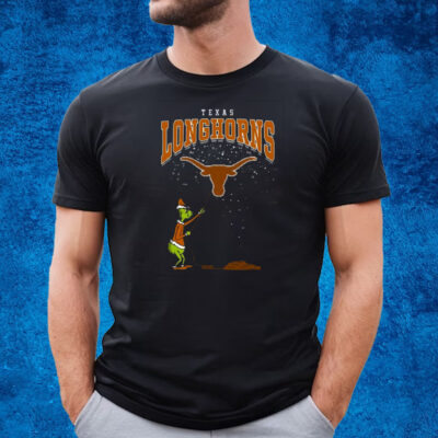 The Grinch Texas Longhorns Christmas Football 2023 Shirt