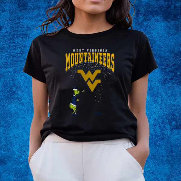 The Grinch West Virginia Mountaineers Christmas Football 2023 Shirts