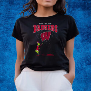 The Grinch Wisconsin Badgers Christmas Football 2023 Shirts