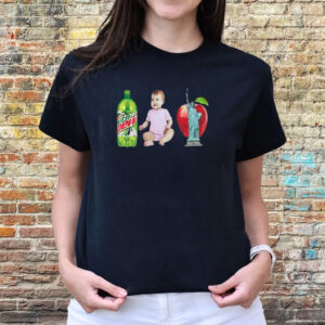 The Lana Mtn Dew Baby Apple Statue Of Liberty T-Shirts