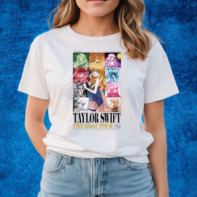 The Taylor Swift Eras Tour Cartoon T-Shirts