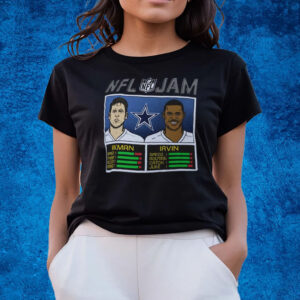 Troy Aikman Michael Irvin Dallas Cowboys Homage Nfl Jam Retired T-Shirts