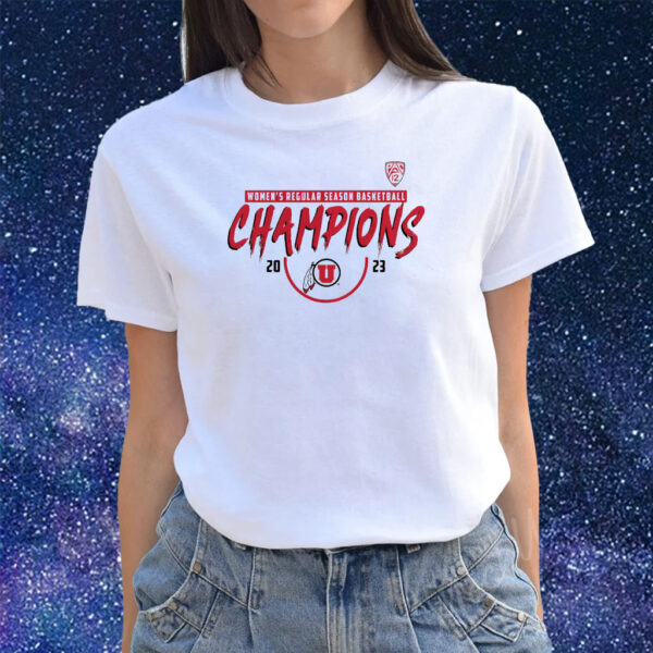 Utah Utes 2023 Women’s Basketball Regular Season Champions T-Shirts