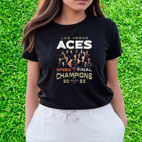 WNBA Finals Champions Las Vegas Aces T-Shirts