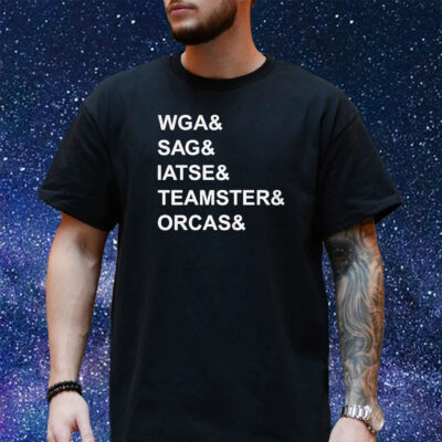 Wga Sag-Aftra Iatse Teamsters Orcas Shirt