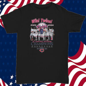 Win Twins 2023 – 2024 Al Central Division Champions 2023 Minnesota Twins Shirt