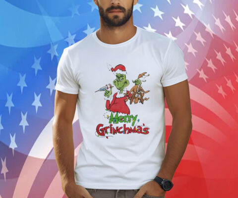 Santa Grinch Merry Grinchmas Nurse Light Shirts