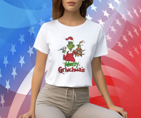 Santa Grinch Merry Grinchmas Nurse Light Shirts