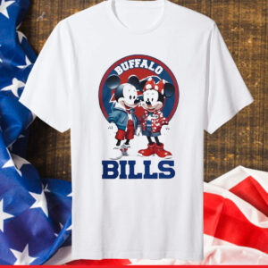 Buffalo Bills Mickey And Minnie Mouse Shirt