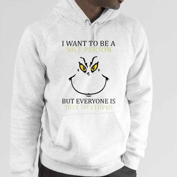 Christmas I Want To Be A Nice Person Shirt